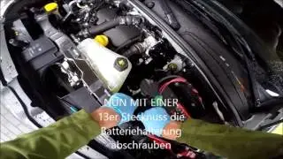 Renault Kangoo 2 Sicherungskasten Motorraum öffnen