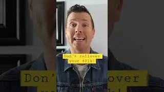 Don&rsquo;t Rollover Your 401k, do this instead (no 10% penalty)! #shorts #financialfreedom #retirement