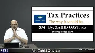 CAF 2 - Sir Zahid Qavi - Lecture 01