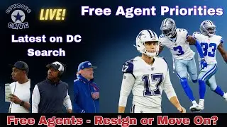 Dallas Cowboys - Free Agent Priorities | Resign or Move On?