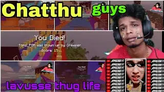 Chatthu guys Veendum veendum chatthu lucky block race | PGM, RANDOM,GM,LAVUSSE 💜 | LAVUSSE THUG LIFE