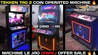TEKKEN TAG TOURNAMENT 2 COIN OPERATED ARCADE MACHINE AND PS4 JOYSTICK GOING TO DELHI 🔥❤ #tekken3