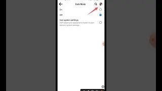 facebook  dark mode setting