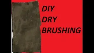 How to Make Foam Look like Metal - DIY Dry Brushing