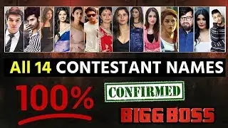 Bigg Boss 13 : BB 13 Officially Confirmed 14 CONTESTANT NAMES For Bigg Boss 13