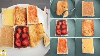 Quick Bread snacks for small hunger | 2 Minutes Bread snacks | Snacks recipe for toddlers & kids