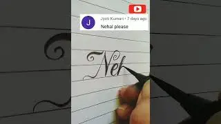 Writing name calligraphy in stylish design #writing #best #style #shorts #viral