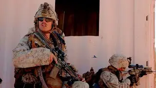 U.S. Marines 1st MARDIV | Ground Assault-Support Battle Tactics Drills