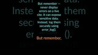 Display all PHP errors