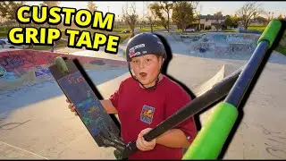 Making CUSTOM GRIP TAPE &mdash; INSANE Results