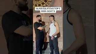 Islam Dulatov &uuml;ber seine MMA-Goats! #kampfsport #mma #ufc #islamdulatov