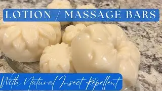 DIY Bug Repellent Lotion Bars | All Natural | Insect Repellent for Kids | Massage Bars