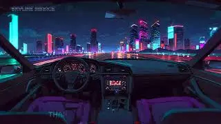 Astral Avenue 🟣 Driving Through Neon Dreams 🔵 Synthwave 80's