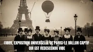 (1889, Paris Universal Exposition) The Captive Balloon that descended empty