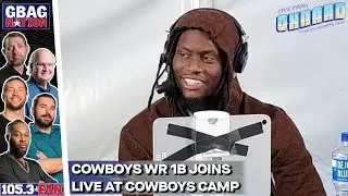 George Pickens LIVE From Cowboys Camp Talks CeeDee Connection, Contested Catches | GBAG Nation