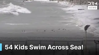 SHOCKING: Children Swim from Morocco to Spanish Enclave Ceuta | DRM News | AM1Z