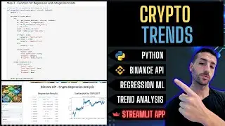 Build a Crypto Trend Analysis App with Binance API, Regression Models & Streamlit in Python!