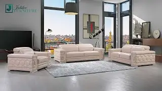 Ilabisa Leather Sofa Set  | Jubilee Furniture