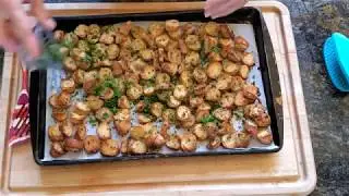 bagel garlic butter croutons
