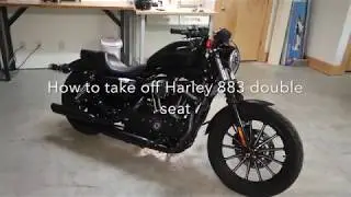HOW TO: Remove Harley 883 Seat