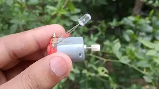 3 amazing invention with 4volt battery/dc motor/led light