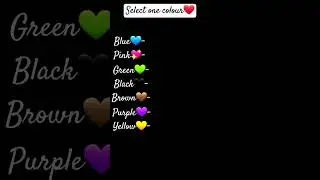 Select any one colour😍 #shorts #viral #popular #trending #ytshorts