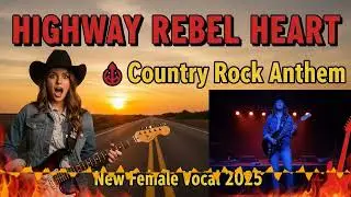 Highway Rebel Heart | New Country Rock Anthem 2025 (Female Vocal) Empowering Song