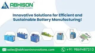 Abhison | Best Battery Manufacturing Equipment and Technology #machine #shorts