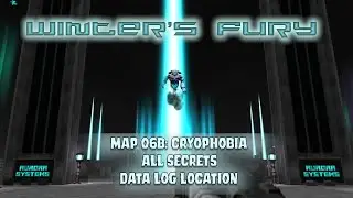 MAP 06B: Cryophobia | Winter's Fury DOOM WAD UV 100% | All Secrets + Data Log Locations
