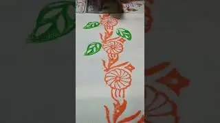 block print tutorial on a shawl #reels #fyp #shorts #trending #viral #blockprint #blockprinting