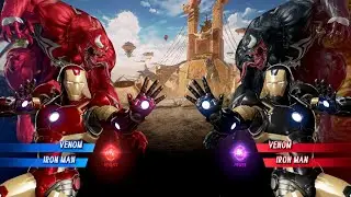 Venom & IronMan Vs Venom & IRONMAN [Very Hard] MarvelCapcom