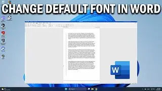 How To Change Default Font Microsoft Word - Easy Fix