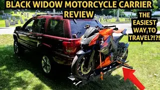 The Best Way to Transport a Motorcycle  Black Widow Motorcycle Carrier Review & Recommended Upgrades
