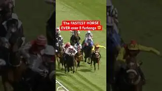 САМАЯ БЫСТРАЯ ЛОШАДЬ ЗА ВСЕ ВРЕМЯ БОЛЕЕ ПЯТИ ФУРЛОНГОВ 😮🚀 #лошадь #epsomdowns #скачки #скачки