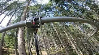 Fly-Line Rollercoaster Zipline Rittisberg 2018 POV Onride