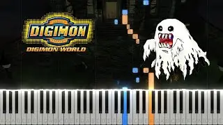 Digimon World - OVER・K [Overdell Cemetery] (Piano Tutorial by Javin Tham)
