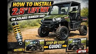 2.5” Lift Kit Install on Polaris Ranger 500