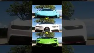 RACE 🔥JESKO vs CHIRON vs AVENTADOR #bugatti #lamborghini #koenigsegg #dragrace #shortsfeed