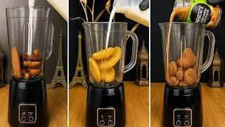 Ultimate Chocolate Cookies Shake ASMR 🍪 | Creamy Coffee Hazelnut Blend | Relaxing Blender Sounds