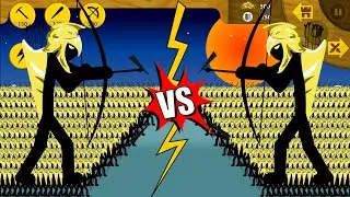 SUMMON X99999 ARCHER GOLDEN VS ARMY GOLDEN CONTROL FINAL BOSS | STICK WAR LEGACY - KASUBUKTQ