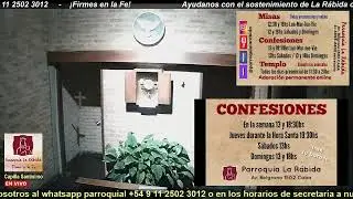 Programacion mi&eacute;rcoles 1sep2021 @parroquialarabida