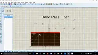 band pass filter in proteus