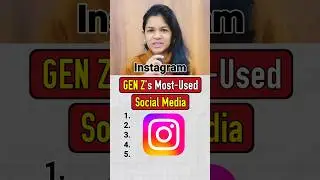 Top 5 Social Media Platforms of Gen Z's #shorts #socialmedia #top5 #top10 #fyp #quiz #ytshorts #yt