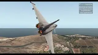 AIRRACE 2 GRAND CANYONS of GRAN CANARIA, EUROFIGHTER, XPLANE 11, PETER POSTL MUSIC, AMBIENTE