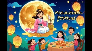 🌕 Chang&rsquo;e Drinks the Magic Potion | Mid-Autumn Festival Story for Kids 🐇✨