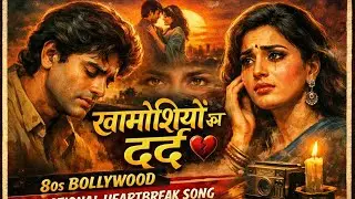 खामोशियों का दर्द | Emotional Heartbreak Song | 80s Bollywood Style Hindi Sad Song