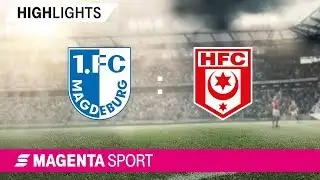 1. FC Magdeburg - Hallescher FC | Spieltag 14, 19/20 | MAGENTA SPORT