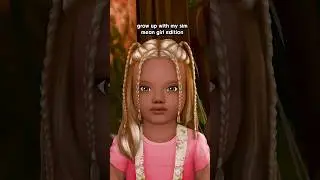 grow up with my sim MEAN GIRL edition 💗| the sims 4 #sims #thesims4 #sims4 #shorts