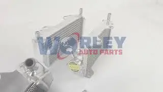 A high-performance, direct-fit aluminum radiator for the 1988-1997 Toyota Hilux LN106/LN111.