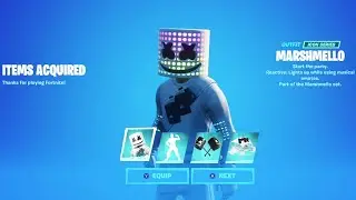 Buying Marshmello Bundle in Fortnite Item Shop